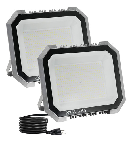 Leddictive Paquete De 2 Luces Led De Inundacion Para Exterio