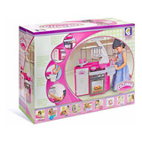Brinquedo Para Meninas Cozinha Classic Rosa - Cotiplás