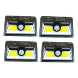 Reflector Panel Solar 32 Led 8w Ip65 Ext Sensor Movimient X4