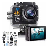 Camera Prova Dagua Ação Cam Sport Full Hd 1080p Wi-fi 4k G+ 