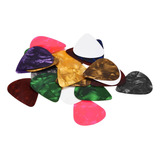 Plumillas Púa Para Guitarra 0.46mm Espesor Multicolor 100pzs