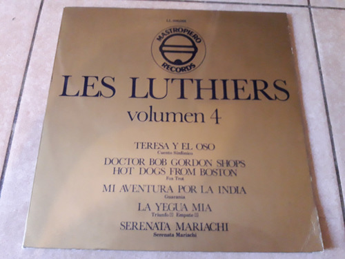 Les Luthiers - Volumen 4 Teresa Y El Oso - Lp Vinilo / Kktus