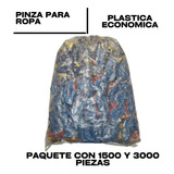 Pinza Plastica Para Ropa 30 Paquetes De 30 Piezas C/u