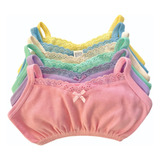 Corpiños Body Para Niña Talla 8 A 16 Pack 6 Colores Pastel