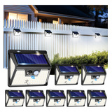 Paquete De 8 Luces Solares Para Terraza Y Jardín