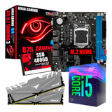 Kit Upgrade Gamer - Intel Core I5 + B75 + 8gb Ram + Ssd 480g