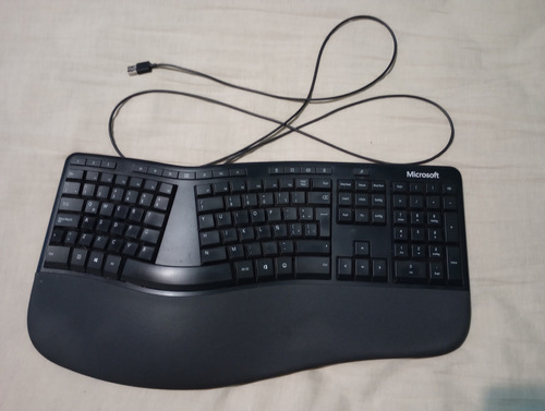 Teclado Microsoft Ergonómico Lxm-00003 - Usb