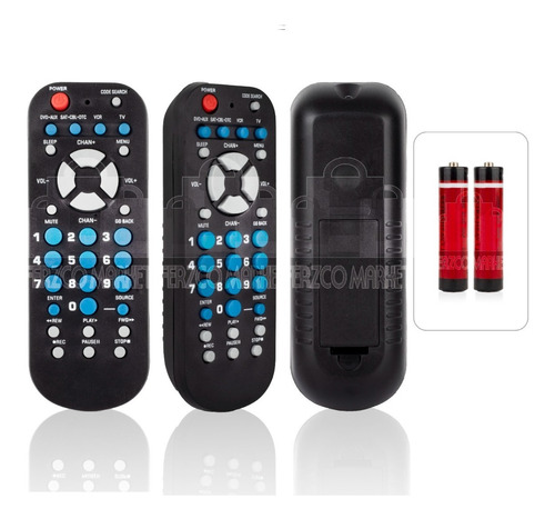 Control Universal Compatible Rca 4en1 Pantalla Tv Detc190m