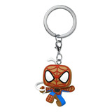 ¡funko Pop! Llavero: Marvel Holiday - Spider-man