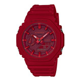 Reloj De Pulsera Casio G-shock Ga-2100-4acr, Para Hombre Color