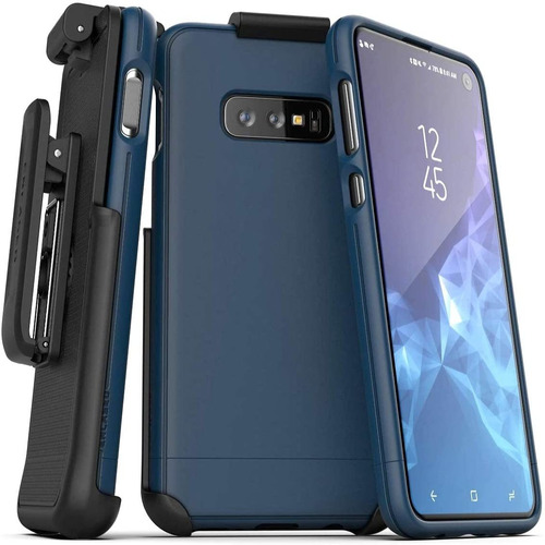 Funda Para Samsung Galaxy S10e, Azul/delgada/soporte