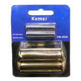 Repuesto Malla Cuchilla Shaver Kemei Km2028 Dorada