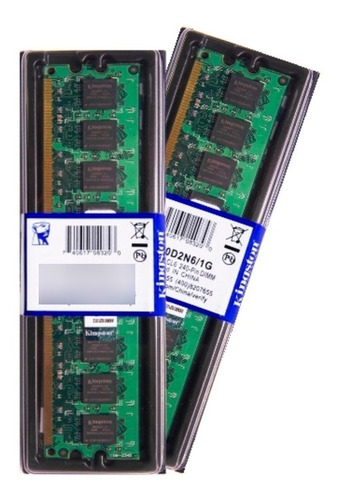 Memória Kingston Ddr2 1gb 800 Mhz Desktop Kit C/10 Unidades