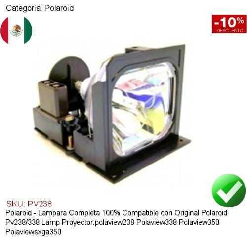 Lampara Compatible Polaroid Pv238/338polaview 238/sxga350