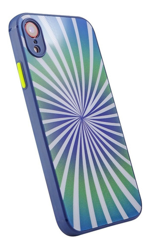 Fundas Rayada Psicodélicas Antigolpes Para iPhone XR