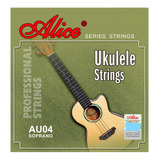 Encordado De Ukelele Alice Cristal Nylon