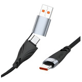 Amitosai Mts-accpd100w2 Cable Tipo C A C Disco Celu Tablet 2 Mt 100w Sfast Color Negro