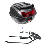 Parrilla Para Moto Italika Vortx 300 Y Top Case 40lt 2cascos