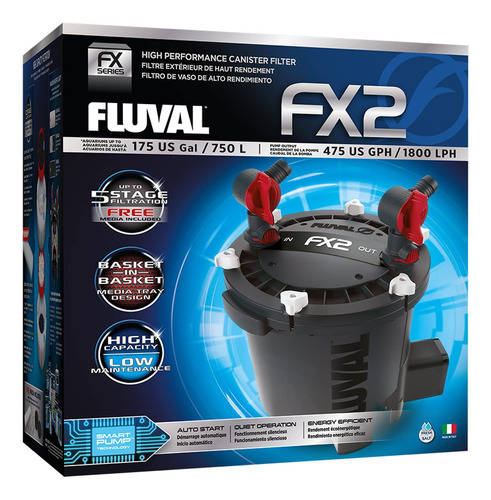 Fluval Filtro De Cartucho De Alto Rendimiento Fx2