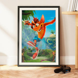 Cuadro 60x40 Gamer - Crash Bandicoot - Poster