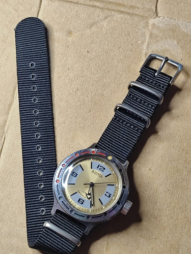 Relógio Russo Vostok Amphibia Chernobyl Militar Raro