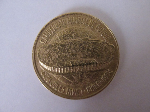 Antigua Medalla Copa Mundial Futbol Chile Año 1962 Escasa