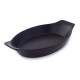 Fte Oval 25cms Negro X 6 25bk Rak Porcelana Volf