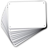 Blanks De Señal Blanco Pvc De 7x10, 2mm (10)