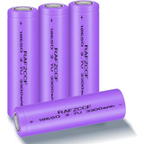18650 4pack 3300mah Rechargeable Battery 3.7v Flat Top ...