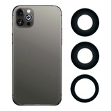 Vidrios De Camaras Trasera Para iPhone 12 Pro + Adhesivo