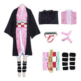 Disfraz De Demon Slayer Cosplay Kimono Traje Para