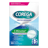 Limpiador De Prótesis Dentales Corega Tabs X 30 Tabletas