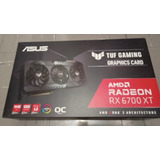 Placa Video Asus Tuf Gaming Radeon Rx 6700 Xt Oc 12gb Gddr6