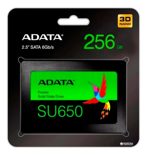 Ssd 256gb Sata3 Su650 Adata 520mb/s Asu650ss-256gt-r