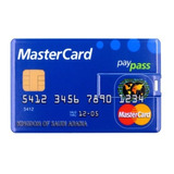 Memoria Usb 32gb Diseño Tarjeta De Credito Visa Master Card