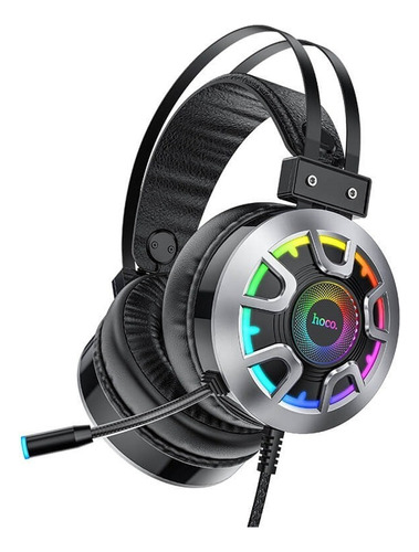 Headset Gamer Hoco Esd05 Rgb Preto Fone Gamer Barato