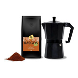 Cafetera Italiana Moka Cafe Especial 250g Molido Kit Espress