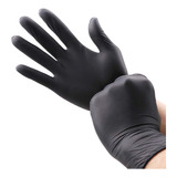 Guantes Negros Desechables Para Peluqueria S