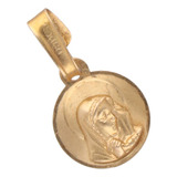 Medalla De 14k  Oro Amarillo, 0.4 Gramos