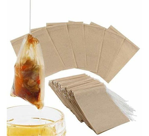 Bolsas De Filtro De Té Desechables 300pcs, Papel Sin