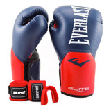 Kit Luva + Bandagem + Bucal Everlast Pro Style Elite V2