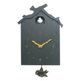Elegante Reloj Colgante Con Forma De Casa De Cuco, Reloj De