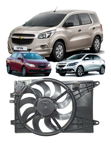 Electroventilador Chevrolet Spin Prisma Cobalt Onix Completo