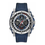 Reloj Bulova Precisionist Para Hombre 98b315 De Cuarzo Con