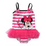 Traje De Baño Niña, Diseño Minnie