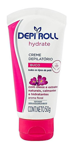 Depilador Depi Roll Hydrate Cera Creme Para Buço Com 50g