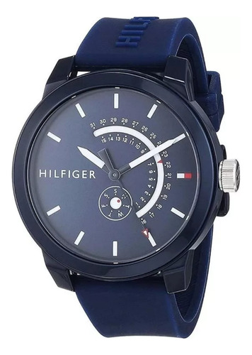 Reloj  Tommy Hilfiger Modelo: 1791482 Silicona Azul