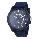 Reloj  Tommy Hilfiger Modelo: 1791482 Silicona Azul