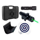 Laser Tático P/ Pistolas + Maleta + Porta Munição + Lanterna