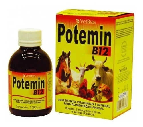 Potemin B12 120ml- Suplemento Vitamínico E Mineral 